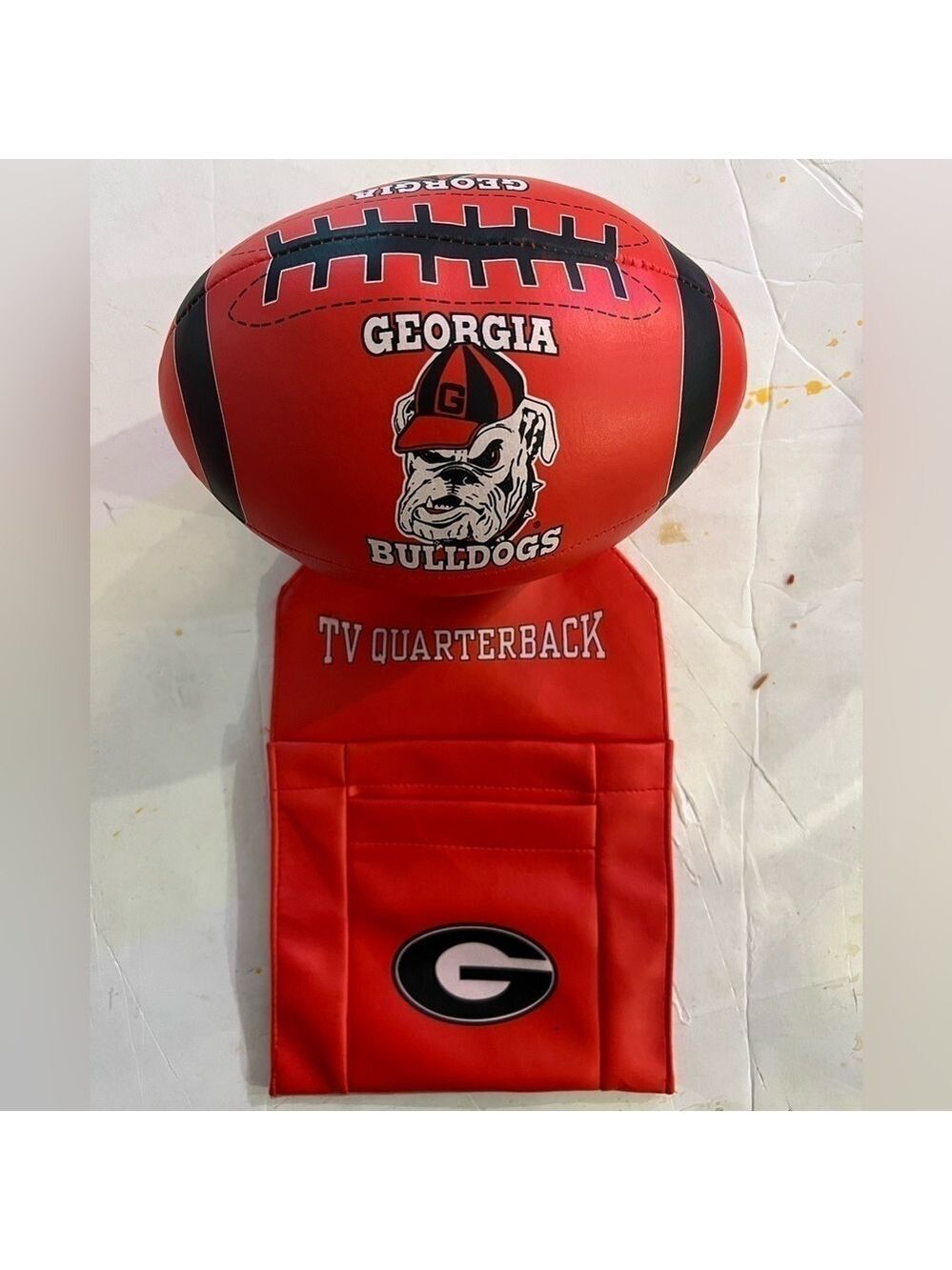 Vintage Georgia Bulldogs TV Quarterback Remote Control Holder Organizer